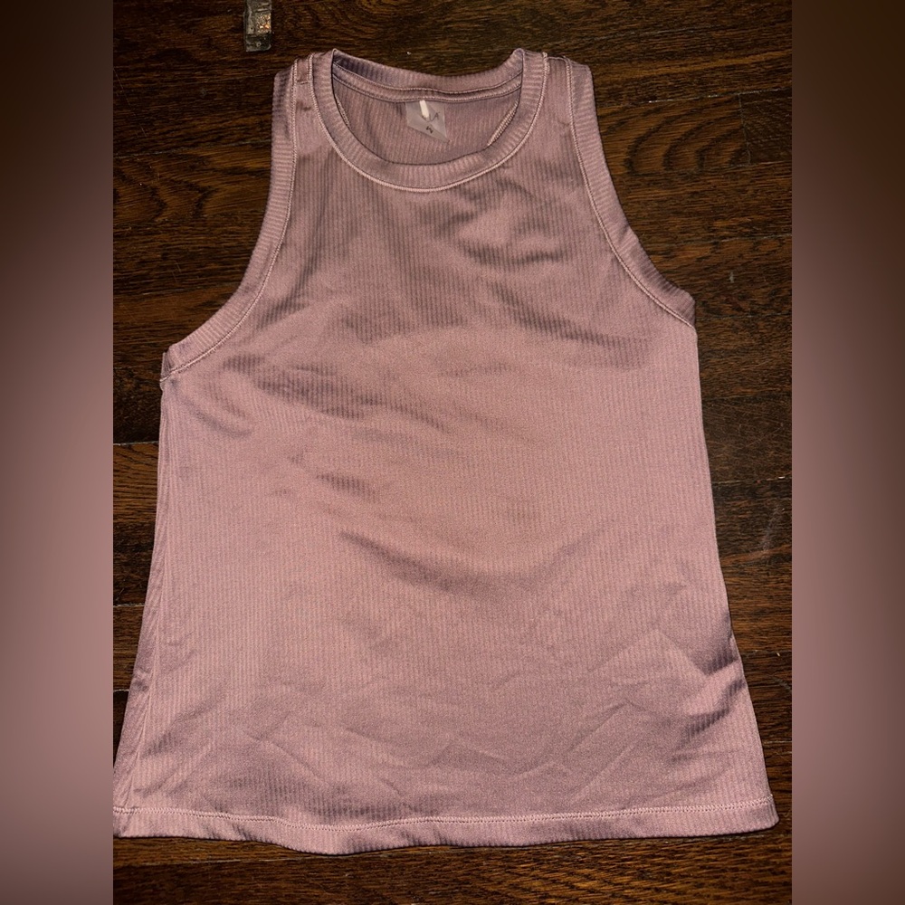 Lavender Ribbed Tank Top